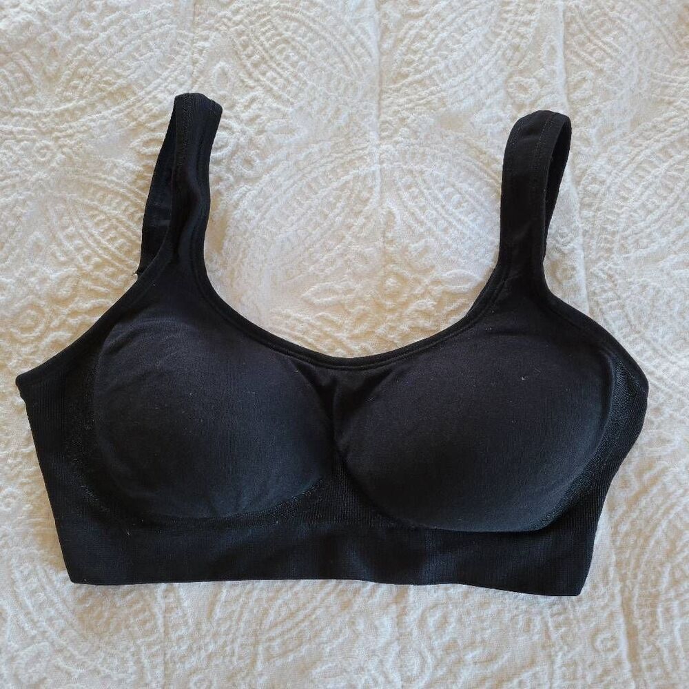 Truekind Black Wireless Bra Women’s Small